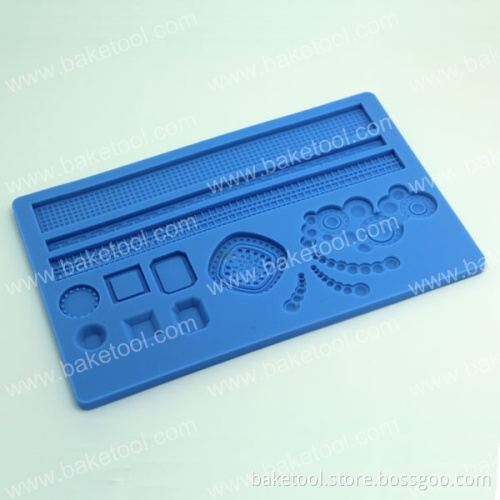 Pearls&Jewels Silicone Impression Decoration Cookie Baking Mold for Fondant